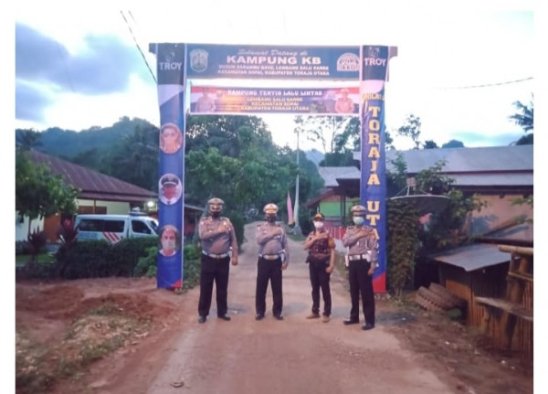 Kampung tertib lalulintas lembang salu sarre kecamatan sopai