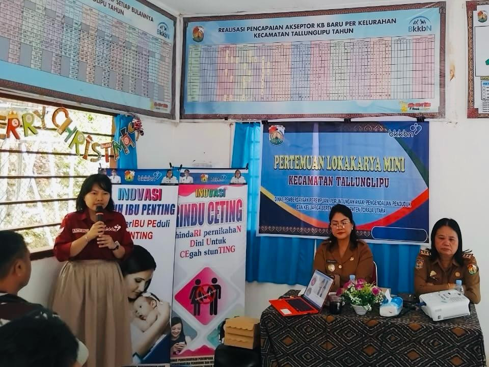 Mini Lokakarya Percepatan Penurunan Stunting  Kecamatan Tallunglipu