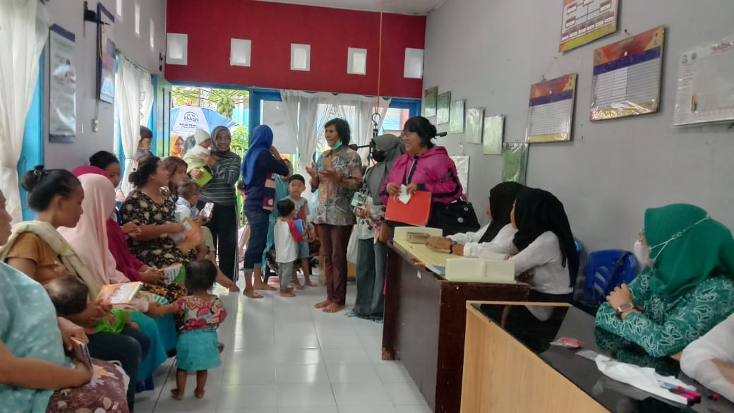 kie terhadap ibu- ibu oleh suster puskesmas