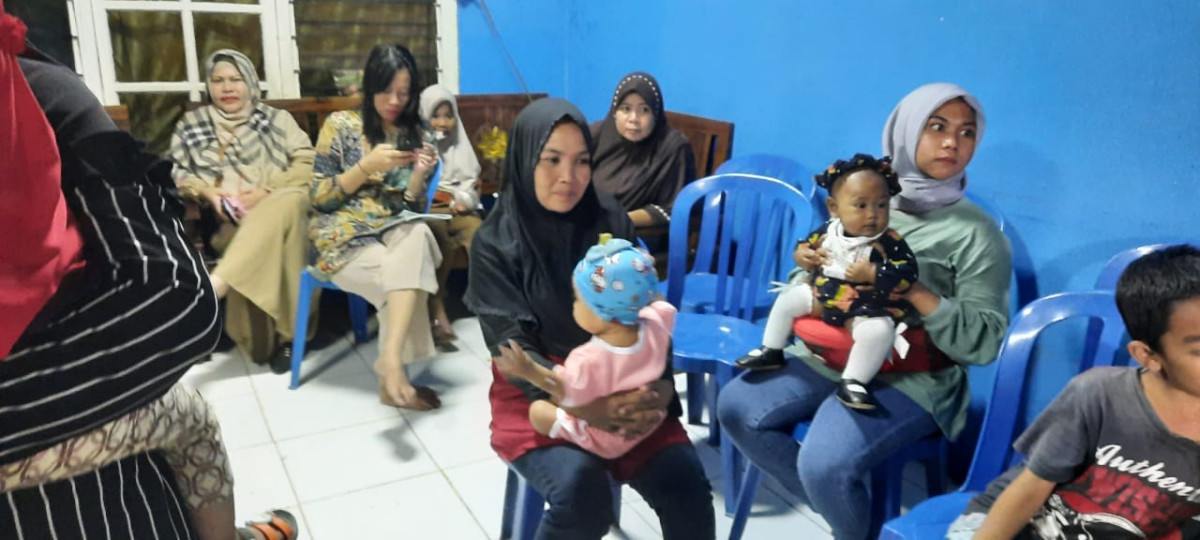 Melakukan Penyuluhan Tentang Penting nya  mengkomsumsi makanan yang bergizi bagi baduta dan ibu hamil agar terhindar dari resiko stunting