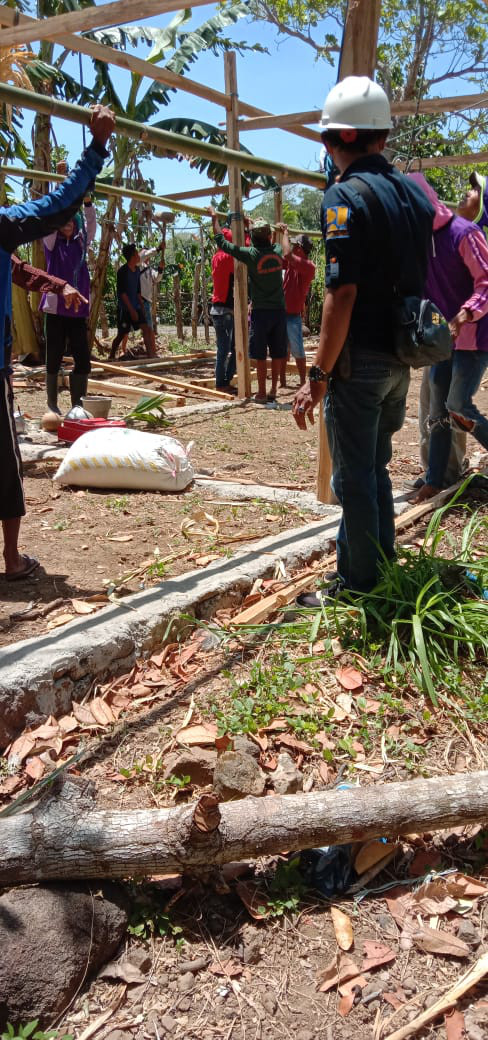 Pembangunan Rumah Warga yang mendapat bantuan Stimulan Perumahan Swadaya (BSPS) 