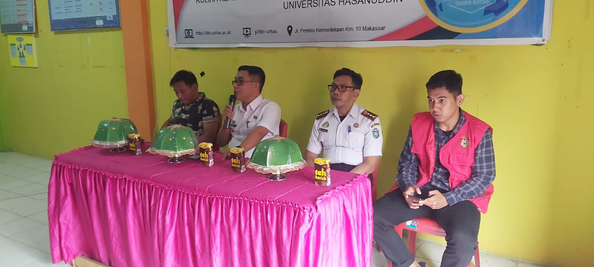 seminar mahasiswa KKN UNHAS, perkenalan dengan kader TPK dan DASHAT Kampung KB Lontang Barat