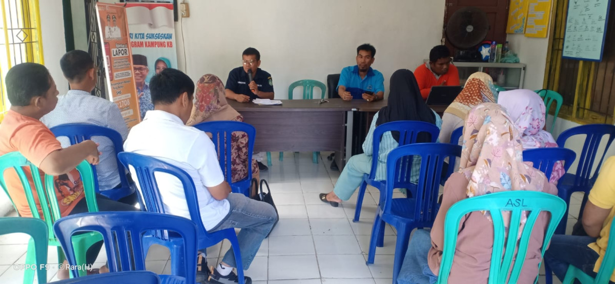 Pertemuan Pokja Kampung KB terkait Penyusunan RKM