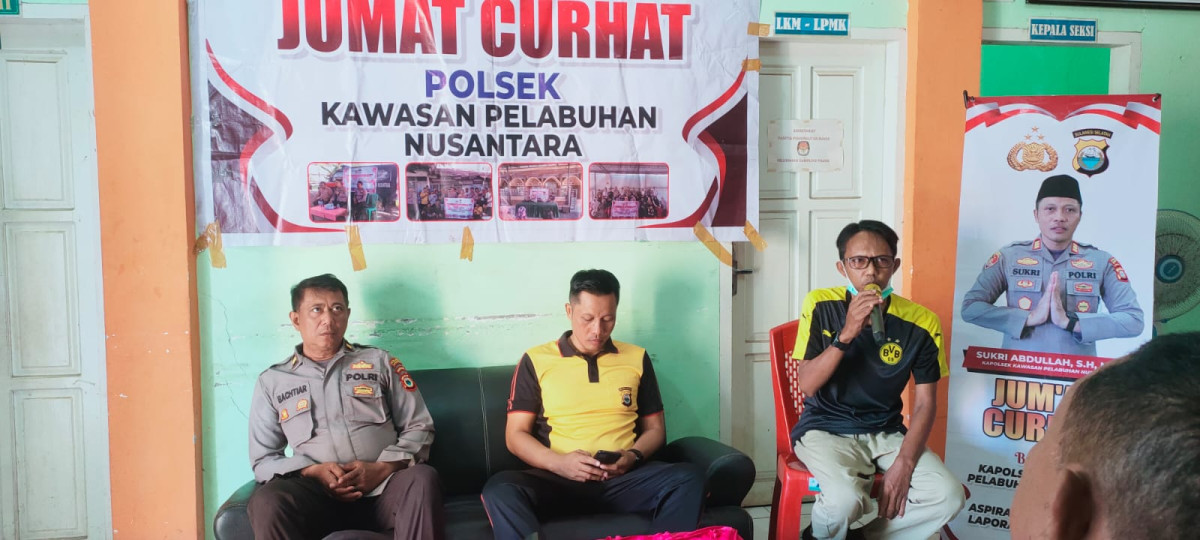 jum'at curhat terkait keamanan lingkungna dan tindak KDRT