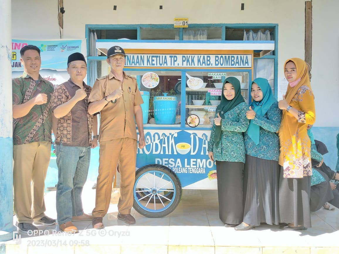 Lounching Gerobak Dahsat Desa Lemo