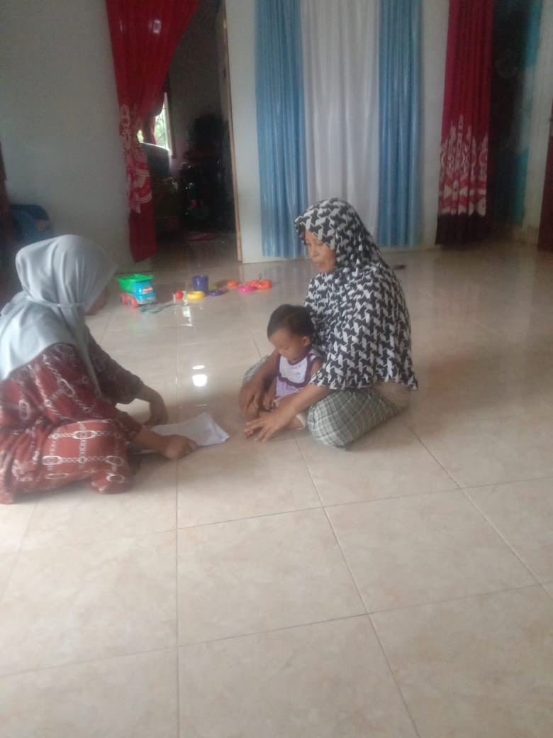 pendampingan keluarga balita oleh kader TPK