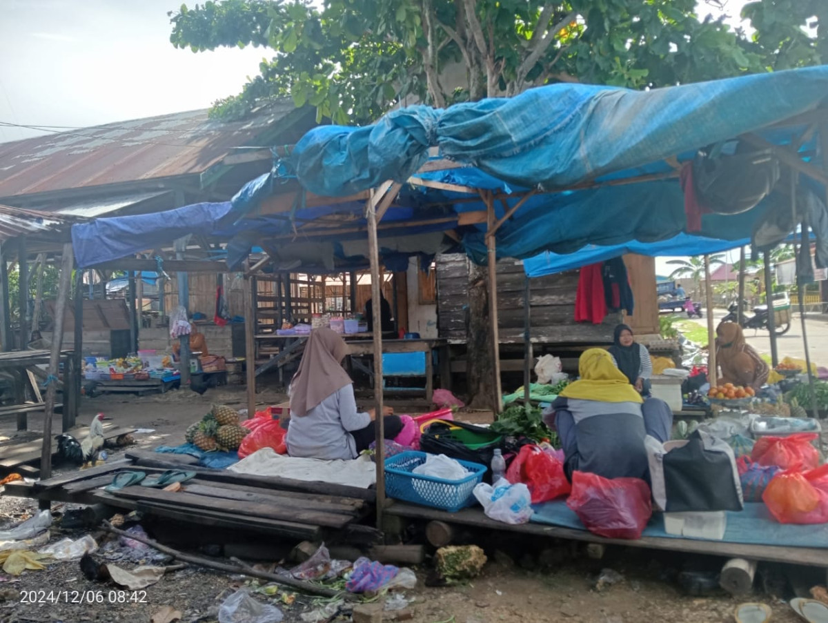 AKTIFITAS PASAR PAGI DI KAMPUNG KB