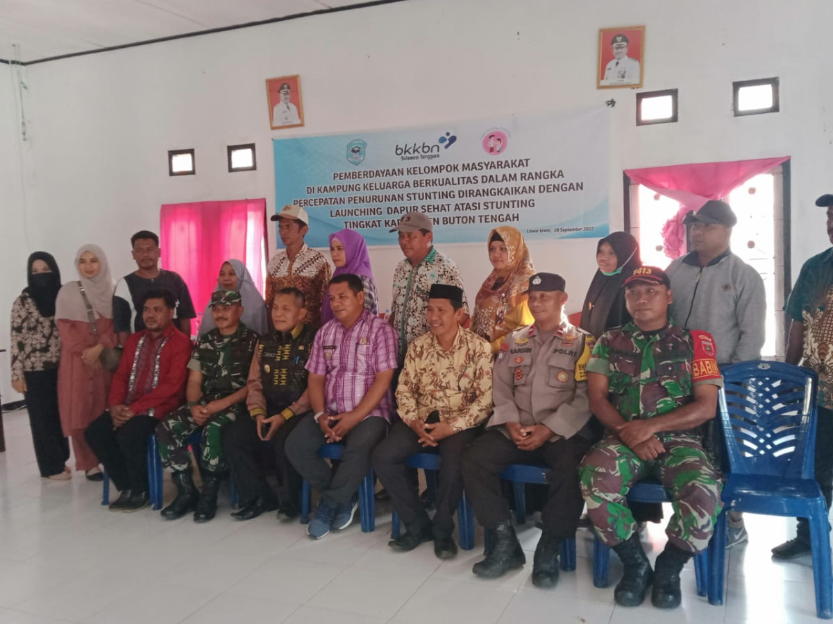 Launching Dapur Sehat Atasi Stunting Kampung KB Lowu-Lowu