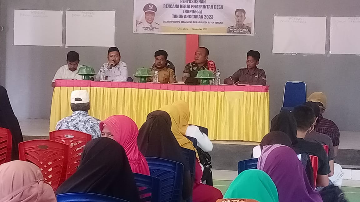 MUSDES (Musyawara Desa )RKP TAHUN ANGGARAN TAHUN 2023