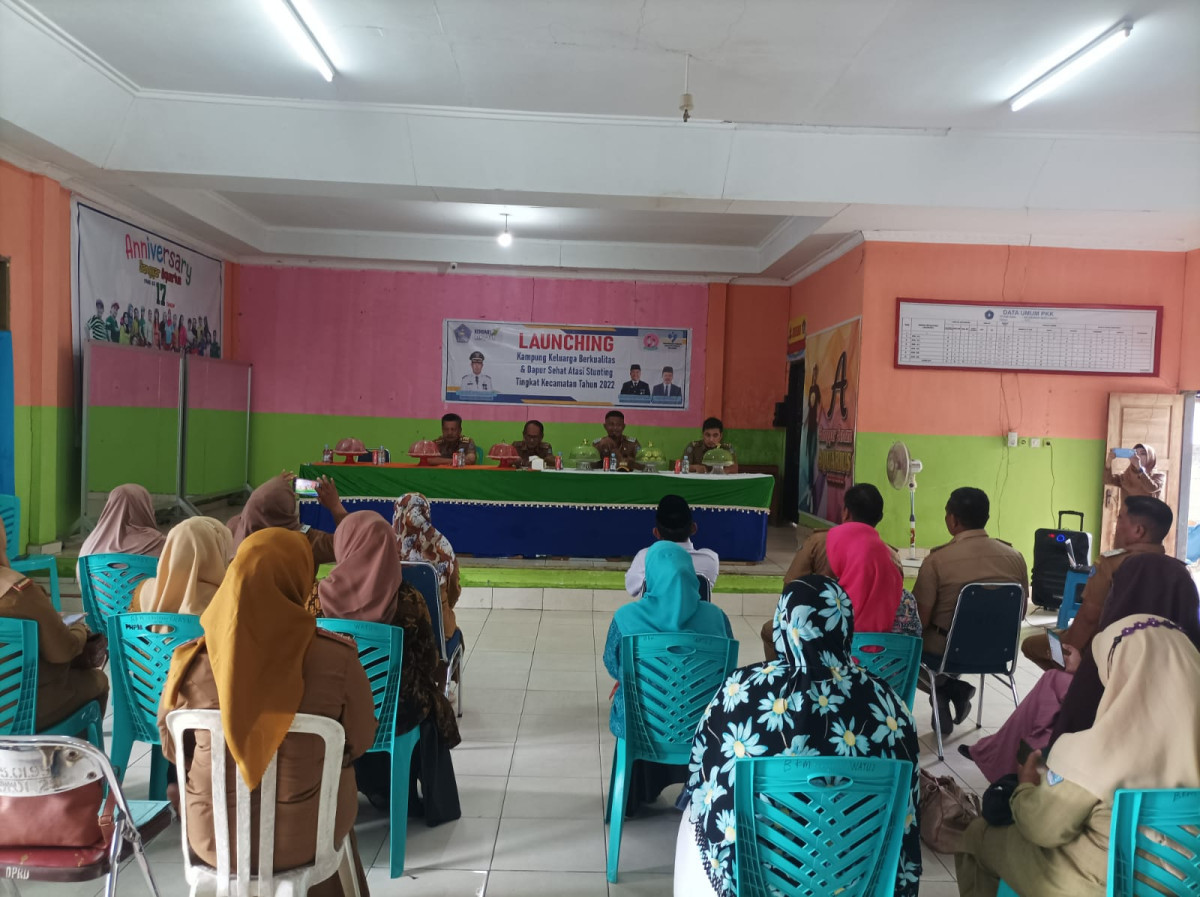 Launching Kampung Keluarga Berkualitas dan Dapur Sehat Atasi Stunting Tingkat Kecamatan Tahun 2023