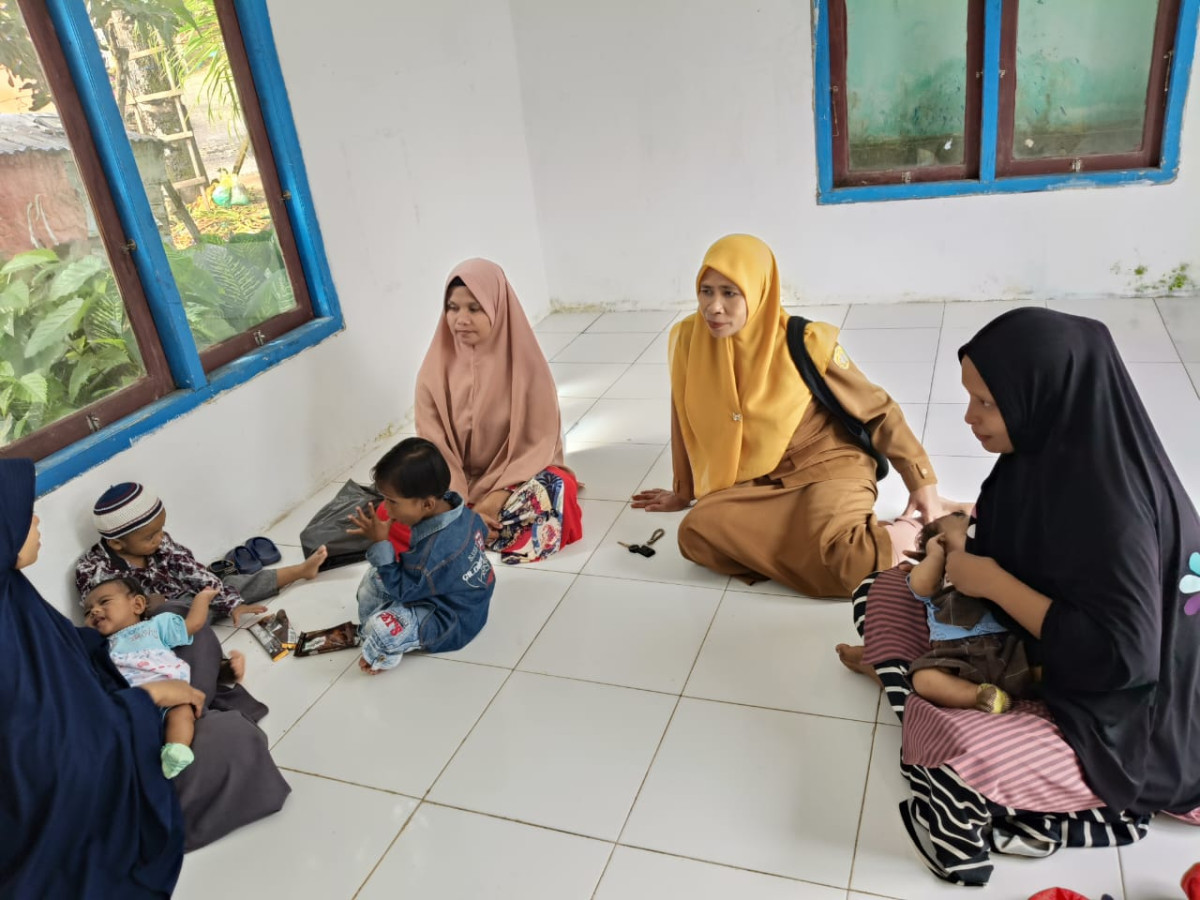 melakukan KIE KB kepada PUS yang memiliki Balita