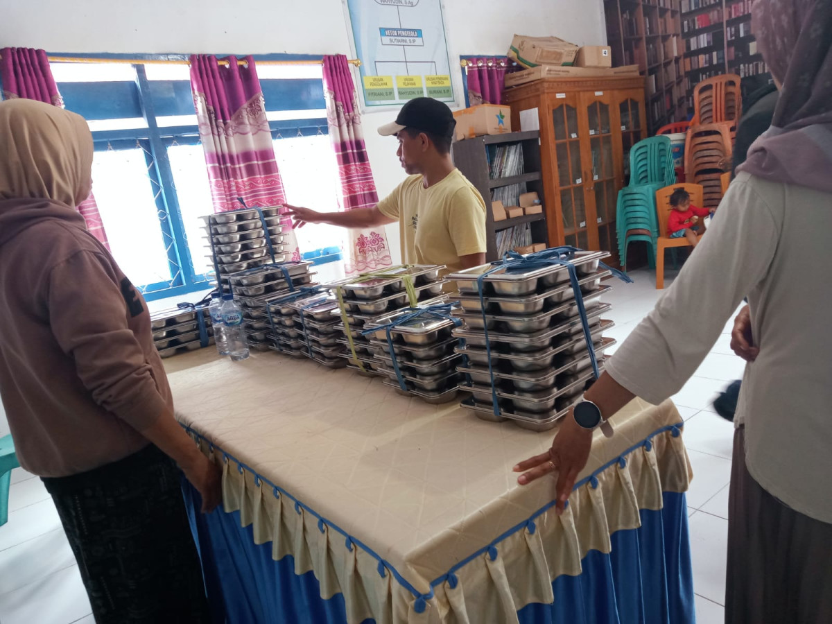 Pendistribusian MBG sasaran Non Paud kelurahan Gonda Baru