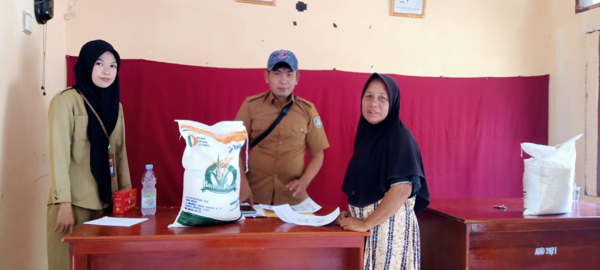 PEMBERIAN BANTUAN BERAS DAN BATUAN LANGSUNG TUNAI