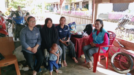 Kunjungan sasaran Gerakan orang tua asuh cegah stunting (Genting)