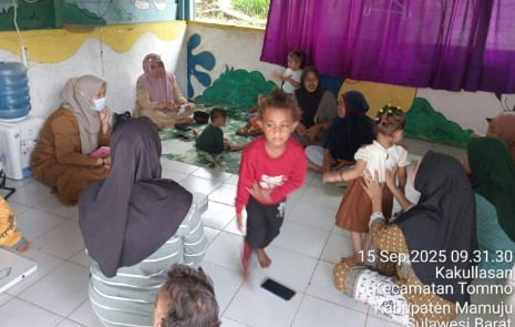 Kegiatan pemantauan tumbuh kembang balita di Tamasya TPA PT.MUL