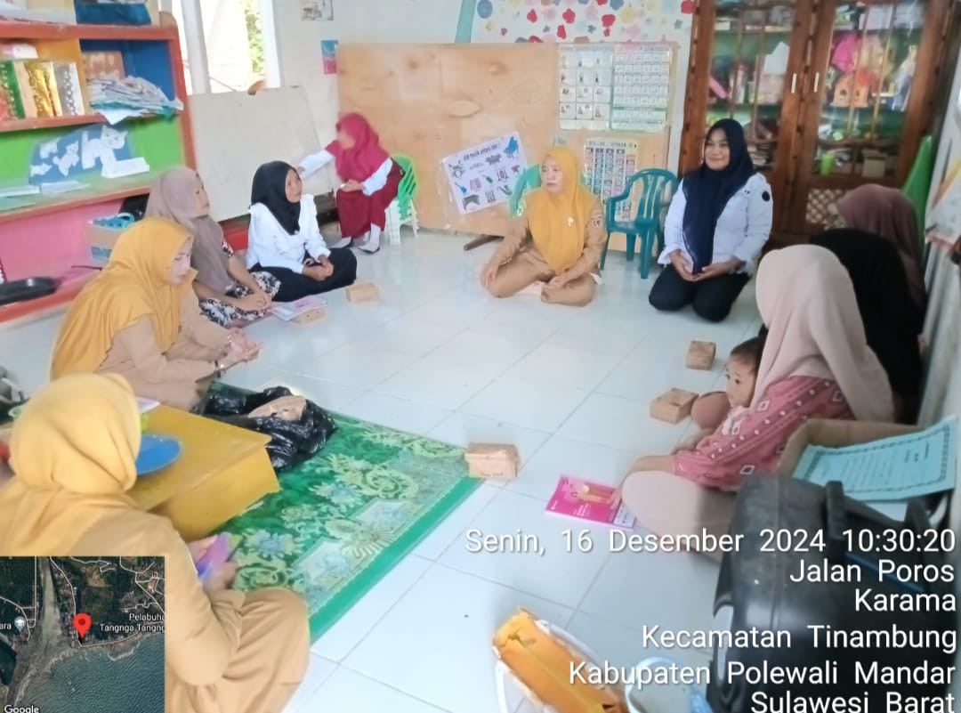 Kegiatan kelas  bumil dI posyandu tunas kelapa