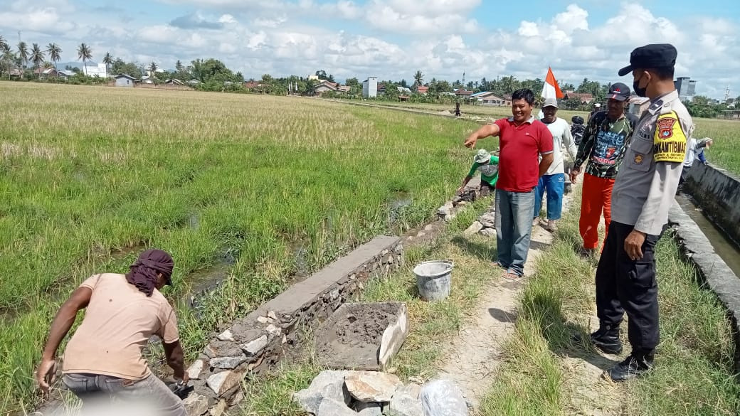 Pembangunan talud jalan usaha tani