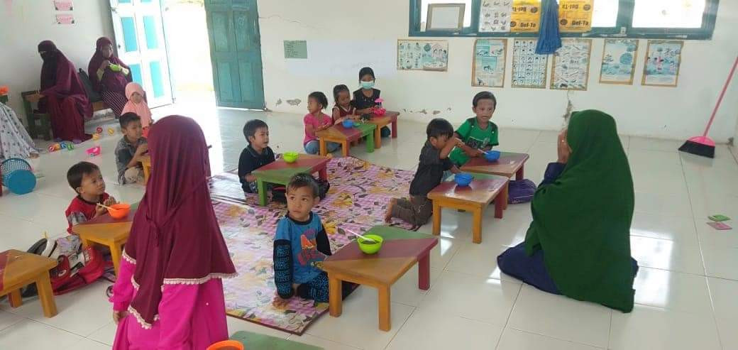 Pemberian Makanan Tambahan pada anak PAUD