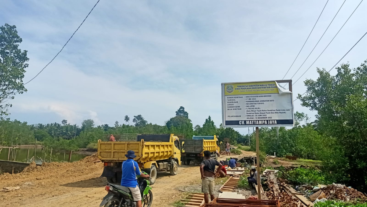 Pembangunan jembatan Dato