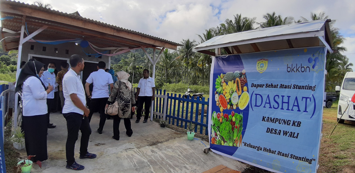 PEMBENTUKAN DASHAT (DAPUR SEHAT ATASI STUNTING) DESA WALI