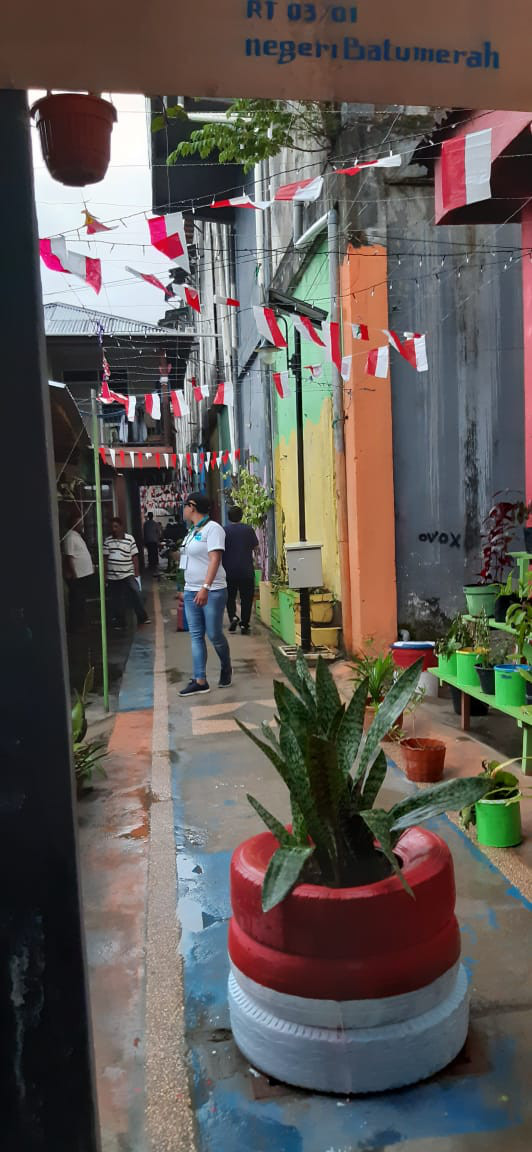 Semarak Kemerdekaan - Penilaian Kebersihan Kampung KB Batu Merah
